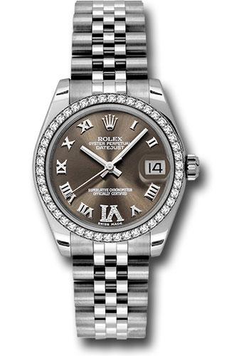 Rolex Datejust 31 Bronze Diamond Roman Vi Roman 178384 watch