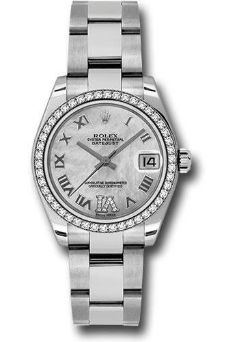 Rolex Datejust 31 MOP Diamond Roman Vi Roman Oyster 178384 watch