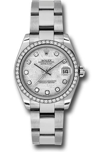 Rolex Datejust 31 Meteorite Diamond White Gold 178384 watch