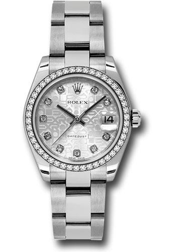 Rolex Datejust 31 Silver Jubilee Diamond Oyster 178384 watch