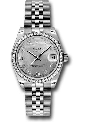 Rolex Datejust 31 Arabic Dial MOP Arabic Jubilee 178384 watch