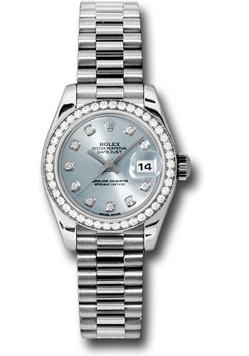 Pre-owned Rolex Platinum Lady-Datejust 26 — 179136