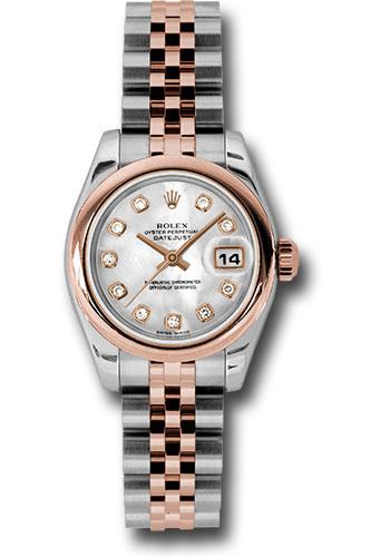 Pre-owned Rolex Steel and Everose — 179161