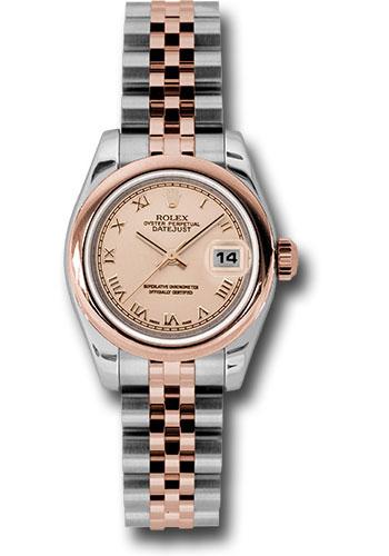 Pre-owned Rolex Steel and Everose — 179161