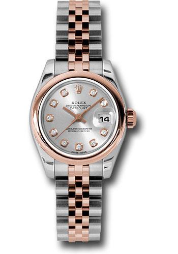 Pre-owned Rolex Steel and Everose — 179161