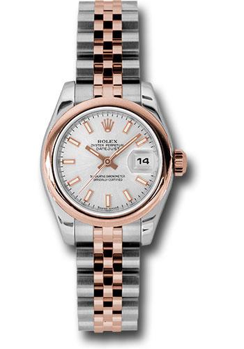Pre-owned Rolex Steel and Everose — 179161