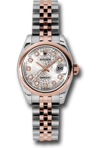 Pre-owned Rolex Steel and Everose — 179161
