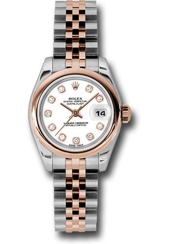 Pre-owned Rolex Steel and Everose — 179161