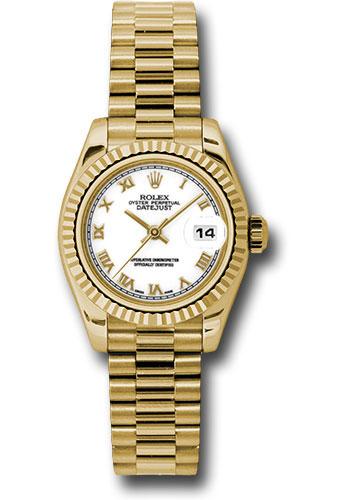 Pre-owned Rolex Yellow Gold Lady-Datejust — 179178
