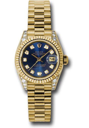 Pre-owned Rolex Yellow Gold Lady-Datejust — 179238
