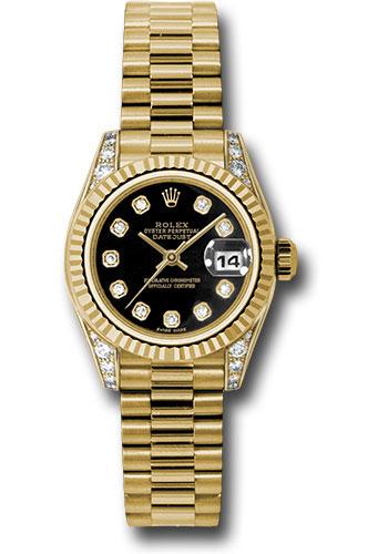 Pre-owned Rolex Yellow Gold Lady-Datejust — 179238