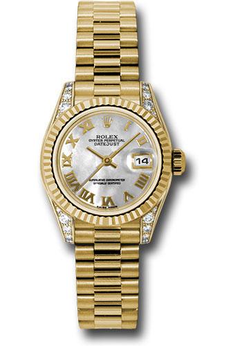 Pre-owned Rolex Yellow Gold Lady-Datejust — 179238