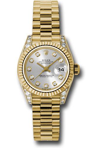 Pre-owned Rolex Yellow Gold Lady-Datejust — 179238