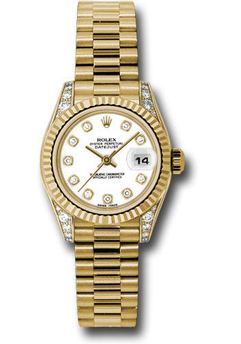 Pre-owned Rolex Yellow Gold Lady-Datejust — 179238