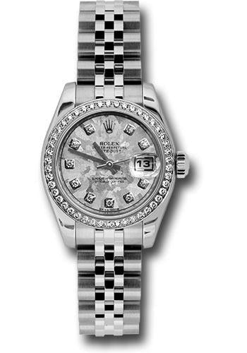 Pre-owned Rolex Steel and White — 179384