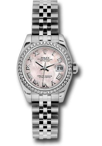 Pre-owned Rolex Steel and White — 179384