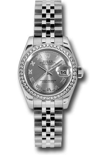 Pre-owned Rolex Steel and White — 179384