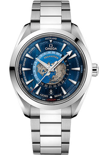 Omega Seamaster GMT Blue Steel 220.10.43.22.03.001 watch