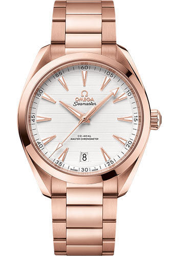Omega Aqua Terra 150M Silvery Sedna Gold 220.50.41.21.02.001 watch