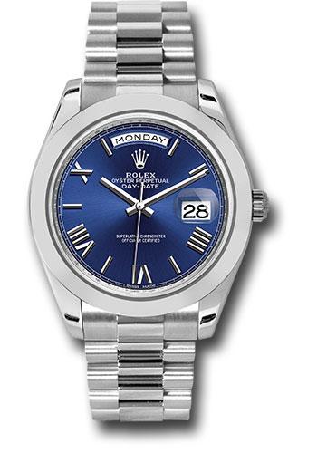 Pre-owned Rolex 950 Platinum Day-Date — 228206