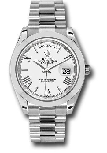 Pre-owned Rolex 950 Platinum Day-Date — 228206