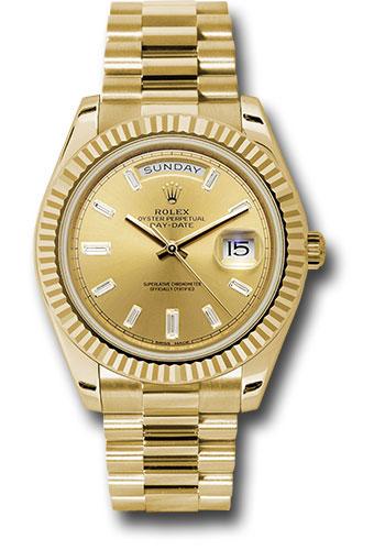 Pre-owned Rolex Yellow Gold Day-Date — 228238