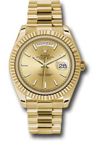 Pre-owned Rolex Yellow Gold Day-Date — 228238