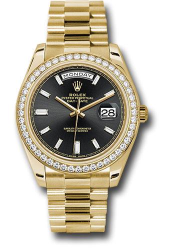 Pre-owned Rolex Yellow Gold Day-Date — 228348RBR