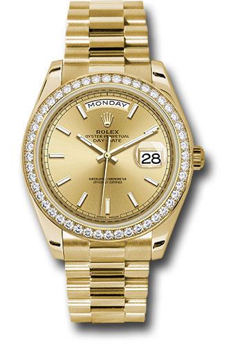 Pre-owned Rolex Yellow Gold Day-Date — 228348RBR