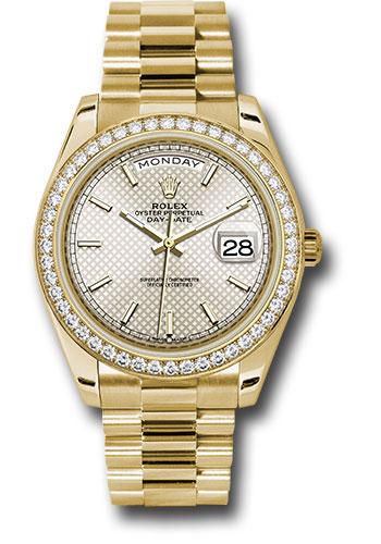 Pre-owned Rolex Yellow Gold Day-Date — 228348RBR
