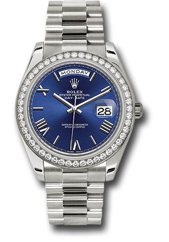Pre-owned Rolex White Gold Day-Date — 228349RBR