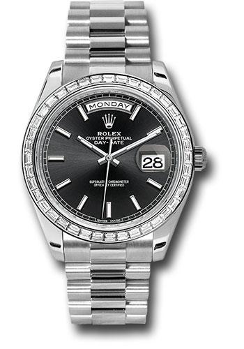 Pre-owned Rolex 950 Platinum Day-Date — 228396TBR