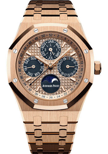 Pre-owned Audemars Piguet Royal Oak Perpetual — 26584OR.OO.1220OR.01