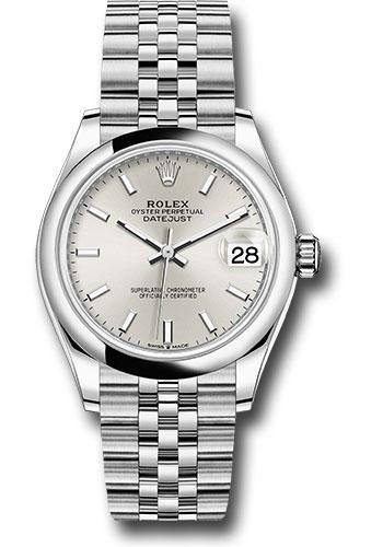 Rolex Datejust 31 Silver Index White Gold Jubilee 278240 watch