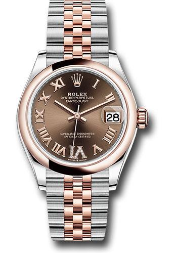 Pre-owned Rolex Steel and Everose — 278241