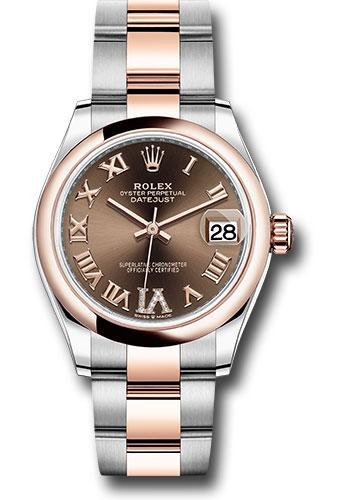 Pre-owned Rolex Steel and Everose — 278241