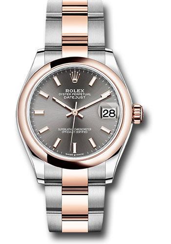 Pre-owned Rolex Steel and Everose — 278241