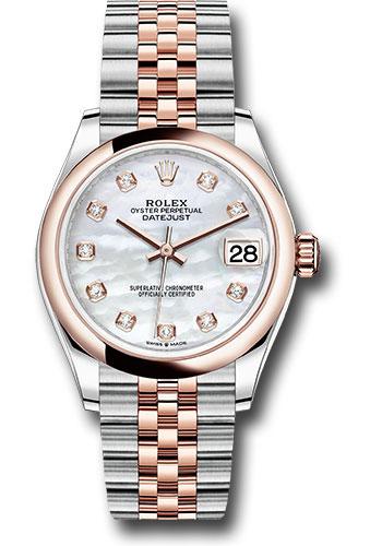 Pre-owned Rolex Steel and Everose — 278241
