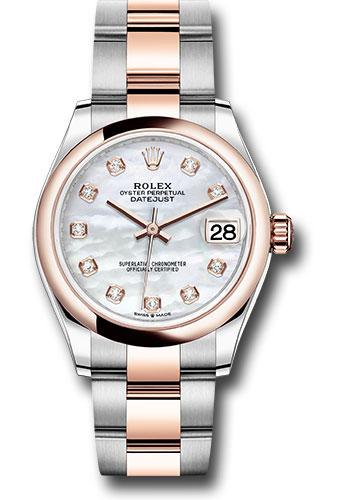 Pre-owned Rolex Steel and Everose — 278241