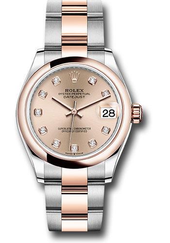 Pre-owned Rolex Steel and Everose — 278241