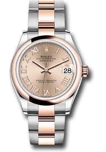 Pre-owned Rolex Steel and Everose — 278241