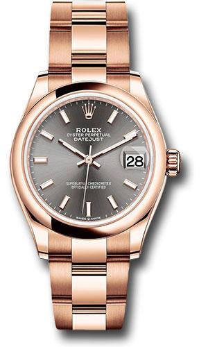 Rolex Datejust 31 Rhodium Index Everose Gold 278245 watch