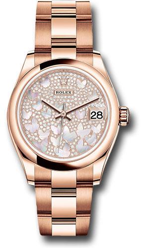 Rolex Datejust 31 Diamond Butterfly Everose Gold 278245 watch