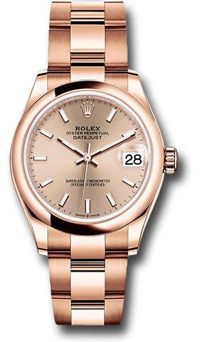 Rolex Datejust 31 Rose Index Everose Gold Oyster 278245 watch