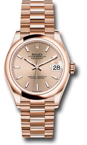 Rolex Datejust 31 Rose Index Everose Gold President 278245 watch