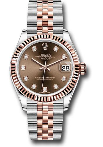 Pre-owned Rolex Steel and Everose — 278271