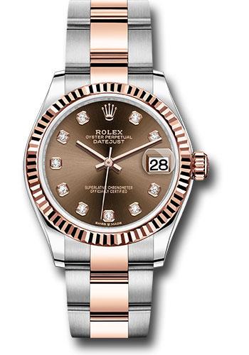 Pre-owned Rolex Steel and Everose — 278271