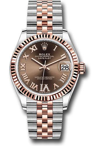 Pre-owned Rolex Steel and Everose — 278271