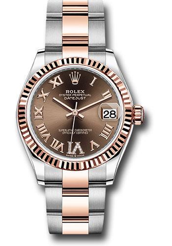 Pre-owned Rolex Steel and Everose — 278271