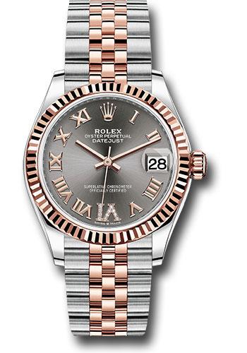 Pre-owned Rolex Steel and Everose — 278271